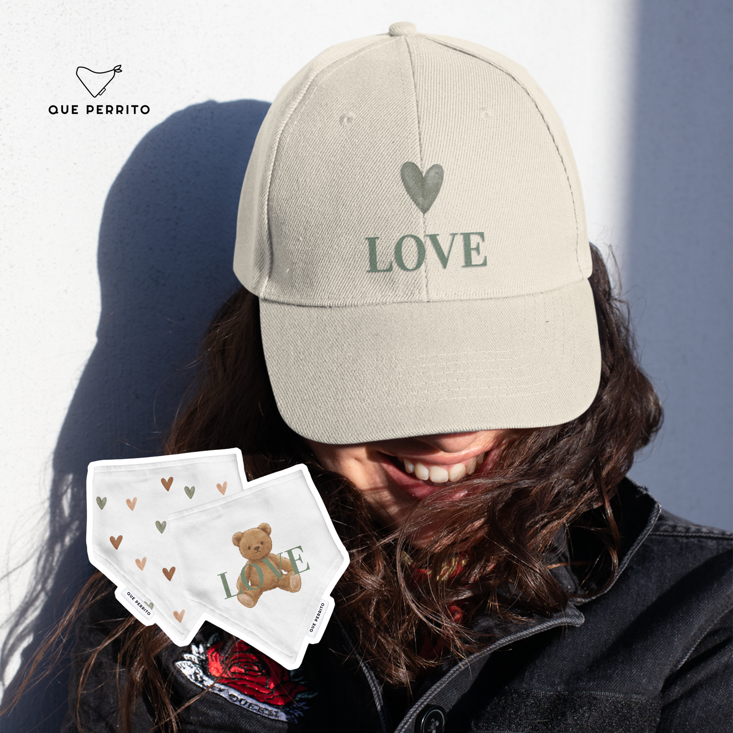 Kit Bear LOVE: Gorra + Bandana - Colección LOVE