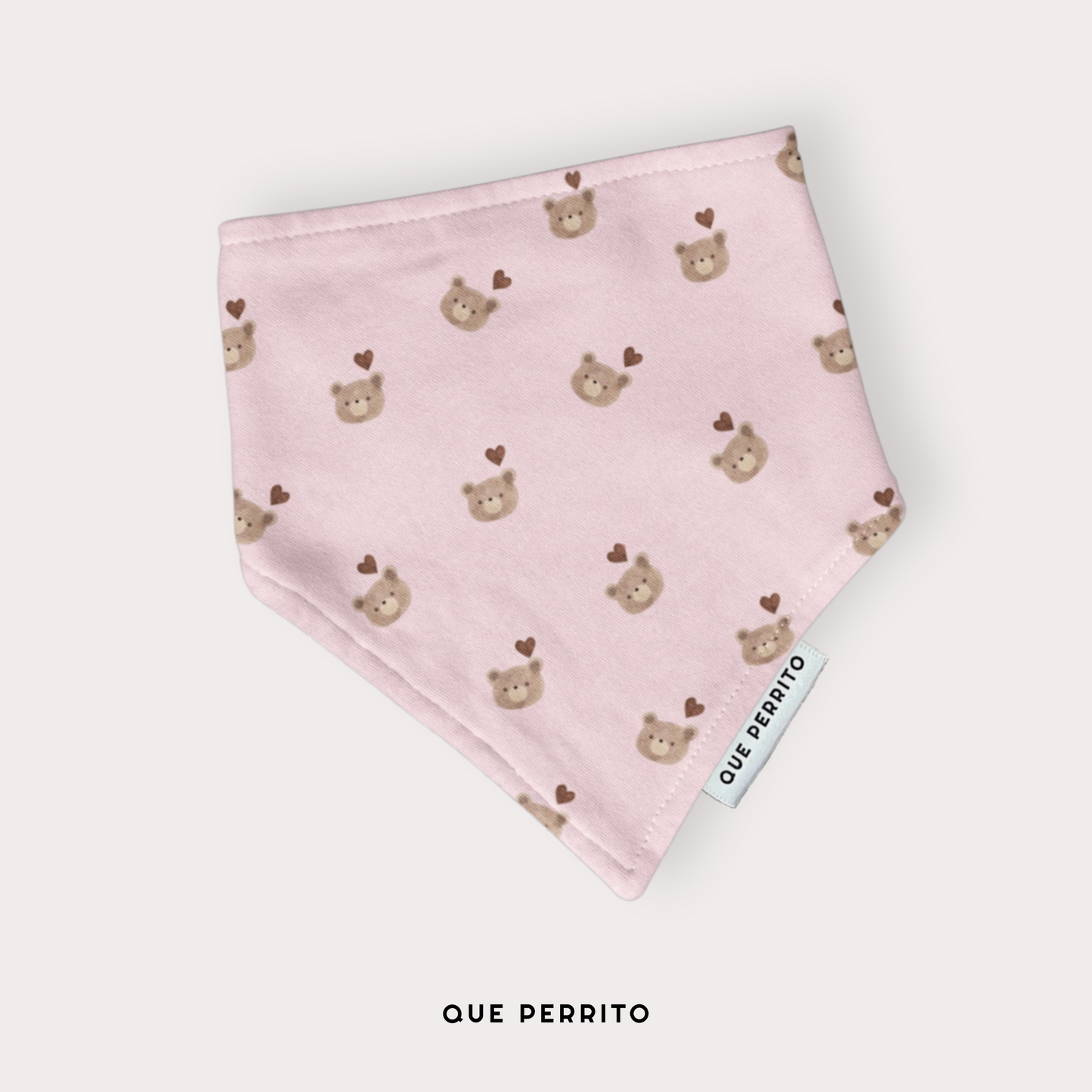 Bandana Hi Bear Pink - Colección LOVE