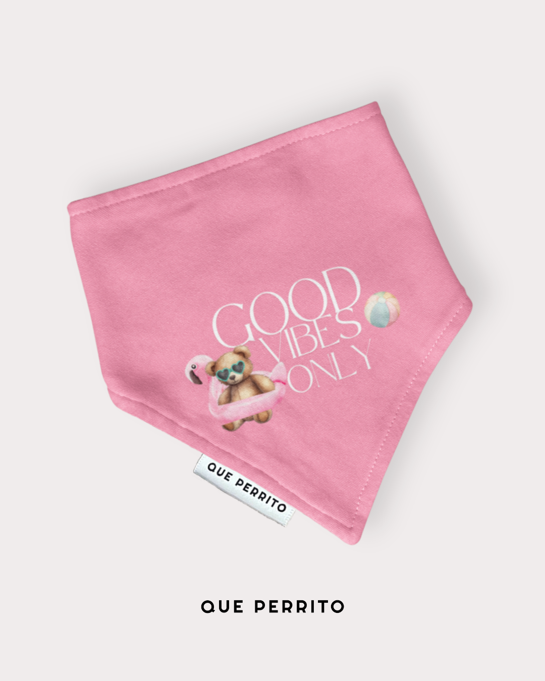 Bandana Good Vibes PINK- Colección BASICS