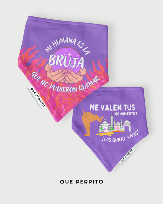 Bandana Mi humana es la bruja - Colección 8M